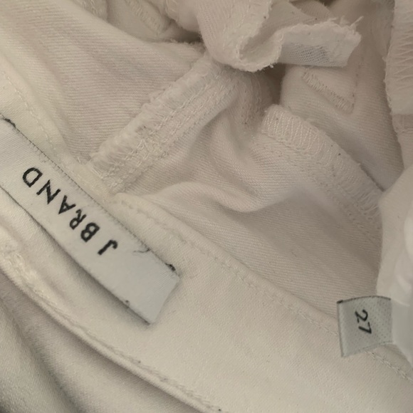 J Brand white distressed ankle jeans - sz 27 - Picture 5 of 5